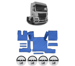 Set covorase Camion Tir MAN TGX II din 2020, Auto, 4x Stickere auto cu MAN