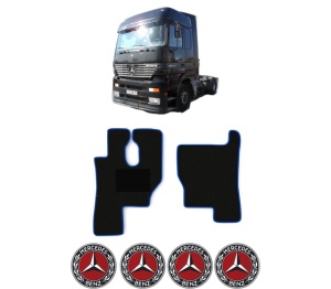 Set covorase Camion Tir MERCEDES-BENZ ACTROS din 1996-2003, Auto, 4x Stickere auto cu MERCEDES-BENZ