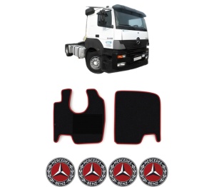 Set covorase Camion Tir MERCEDES-BENZ AXOR din 2002-2004, Auto, 4x Stickere auto cu MERCEDES-BENZ