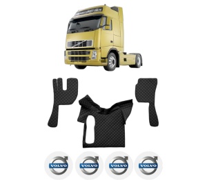 Set covorase Camion Tir VOLVO FH din 2005-2009, Auto, 4x Stickere auto cu VOLVO