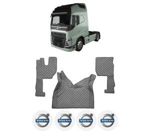 Set covorase Camion Tir VOLVO FH II din 2012-2017, Auto, 4x Stickere auto cu VOLVO