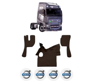 Set covorase Camion Tir VOLVO FH16 II din 2012-2014, Auto, 4x Stickere auto cu VOLVO