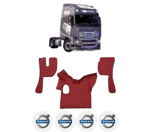 Set covorase Camion Tir VOLVO FH16 II din 2012-2014, Auto, 4x Stickere auto cu VOLVO