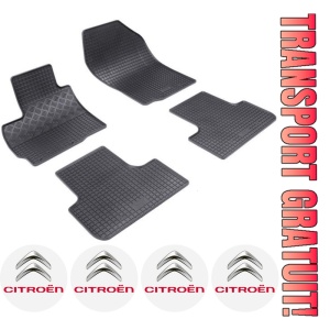 Set covorase Citroen C4 Aircross SUV 05.2012 - 03.2017 si 4 stickere rotunde Citroen