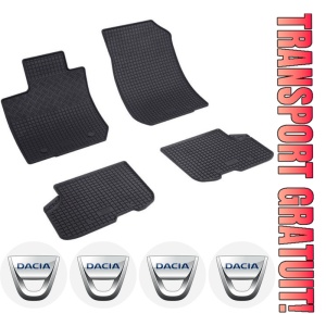 Set covorase Dacia Logan II Combi 09.2013 - 12.2020 si 4 stickere rotunde Dacia