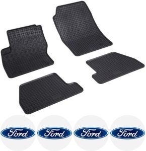 Set covorase Ford Focus III Combi 03.2011 - 08.2018 si 4 stickere rotunde Ford accesorii pentru autoturismul tau - masina v4796