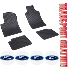 Set covorase Ford Ka II Hatchback 2009 - 08.2017 si 4 stickere rotunde Ford