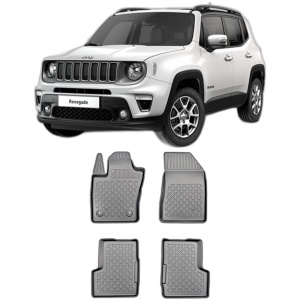 Set covorase JEEP RENEGADE MHEV din 02.2022 - Prezent, covorase tavita, caroserie SUV, NU CORESPUNDE MODELULUI 4XE PLUG-IN-HYBRID, compatibile cu autoturismul JEEP RENEGADE MHEV, ARISTAR - Img 2