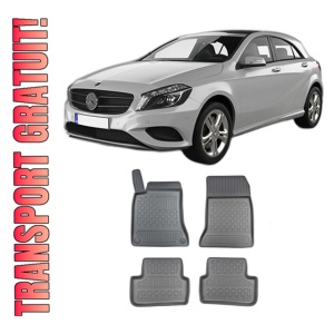 Set covorase MERCEDES A-CLASS W176, din 09.2012 - 04.2018, covorase tavita, caroserie HATCHBACK, compatibile cu autoturismul MERCEDES A-CLASS W176, ARISTAR