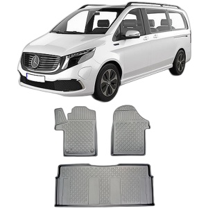 Set covorase MERCEDES EQV, din 10.2020 - Prezent, covorase tavita, caroserie VAN AL 3-LEA rand exclus, compatibile cu autoturismul MERCEDES EQV, ARISTAR - Img 2