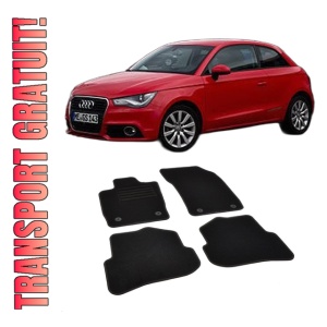 Set covorase mocheta Audi A1 8X 2010-2018, din mocheta, compatibile cu autoturismul Audi A1 8X