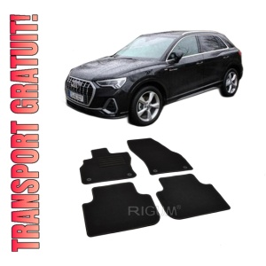 Set covorase mocheta Audi Q3 (F3), 2018-prezent, din mocheta, compatibile cu autoturismul Audi Q3 (F3)