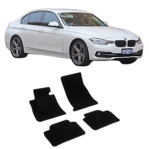 Set covorase mocheta BMW Seria 3 F30 sedan / F31 Touring 2012-2019, din mocheta, compatibile cu autoturismul BMW Seria 3 F30 sedan / F31 Touring - Img 2
