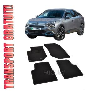 Set covorase mocheta Citroen C4 (3), 2021-prezent, din mocheta, compatibile cu autoturismul Citroen C4 (3)