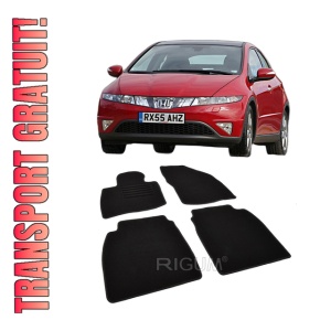 Set covorase mocheta Honda Civic (8) 2006-2012, din mocheta, compatibile cu autoturismul Honda Civic (8)