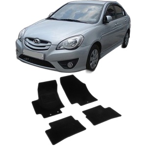 Set covorase mocheta Hyundai Accent 3 (MC), 2006-2011, din mocheta, compatibile cu autoturismul Hyundai Accent 3 (MC) - Img 2
