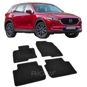 Set covorase mocheta Mazda CX-5 (2) KF, 2017-prezent, din mocheta, compatibile cu autoturismul Mazda CX - Img 2