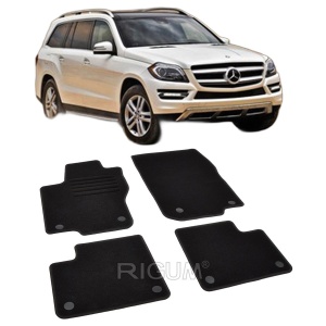 Set covorase mocheta Mercedes GL (X166) 2013-prezent, din mocheta, compatibile cu autoturismul Mercedes GL (X166) - Img 2