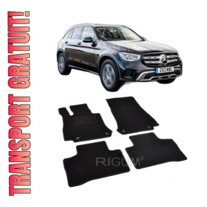 Set covorase mocheta Mercedes GLC (X253) 2015-2023, din mocheta, compatibile cu autoturismul Mercedes GLC (X253)