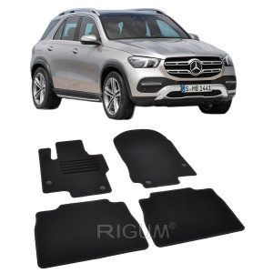 Set covorase mocheta Mercedes GLE SUV (V167), 11.2018-prezent, din mocheta, compatibile cu autoturismul Mercedes GLE SUV (V167) - Img 2