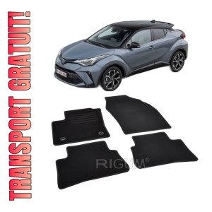 Set covorase mocheta Toyota CH-R, 2017-prezent, din mocheta, compatibile cu autoturismul Toyota CHR