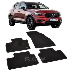 Set covorase mocheta Volvo XC40, 2018-prezent, din mocheta, compatibile cu autoturismul Volvo XC40 - Img 2