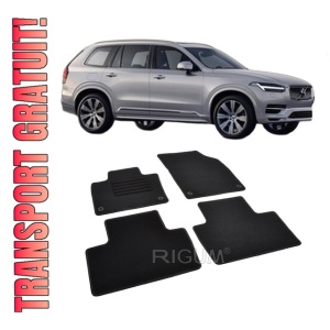 Set covorase mocheta Volvo XC90 (2) SPA, 2015-prezent, din mocheta, compatibile cu autoturismul Volvo XC90 (2) SPA
