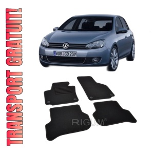 Set covorase mocheta VW Golf 6 Plus (521) 2009-2014, din mocheta, compatibile cu autoturismul VW Golf 6 Plus (521)