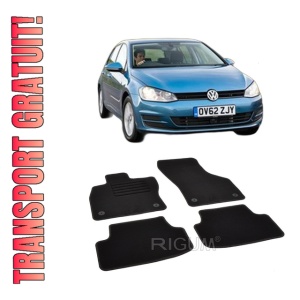 Set covorase mocheta VW Golf 7 (AU/5G) 2012-2020, din mocheta, compatibile cu autoturismul VW Golf 7 (AU/5G)
