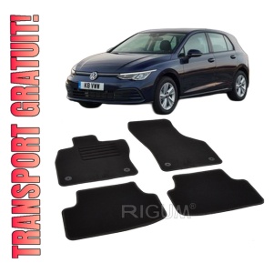 Set covorase mocheta VW Golf 8 GT, 2020-prezent, din mocheta, compatibile cu autoturismul VW Golf 8 GT