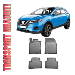 Set covorase NISSAN QASHQAI II, din 02.2014 - 05.2021, covorase tavita, caroserie SUV, compatibile cu autoturismul NISSAN QASHQAI II, ARISTAR