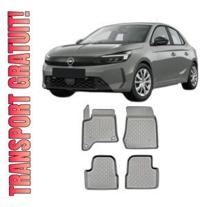 Set covorase OPEL CORSA F HYBRID din 02.2024 - Prezent, covorase tavita, caroserie HATCHBACK, compatibile cu autoturismul OPEL CORSA F HYBRID, ARISTAR