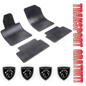 Set covorase Peugeot 508 I Sedan 01.2011 - 09.2018 si 4 stickere rotunde Peugeot