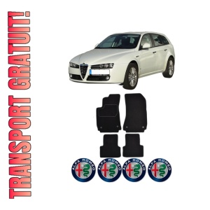 Set Covorase Presuri ALFA ROMEO 159 Sportwagon (939_) din 2005-2012, Auto, Material Textil Mocheta, ALFA ROMEO
