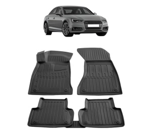 Set covorase presuri AUDI A4 B9 din 2015, auto, din cauciuc thermoplastic - Img 7