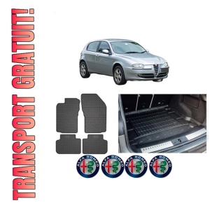 Set Covorase Presuri Auto Si Tavita Portbagaj ALFA ROMEO 147 (937_) din 2000-2010 ALFA ROMEO