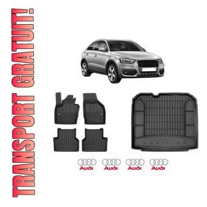 Set Covorase Presuri Auto Si Tavita Portbagaj AUDI Q3 (8UB, 8UG) din 2011-2018 AUDI