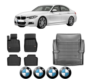 Set Covorase Presuri Auto Si Tavita Portbagaj BMW Seria 3 (F30, F80) din 2011-2018 BMW - Img 2