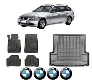 Set Covorase Presuri Auto Si Tavita Portbagaj BMW Seria 3 Touring (E91) din 2004-2012 BMW - Img 2