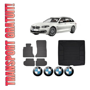 Set Covorase Presuri Auto Si Tavita Portbagaj BMW Seria 5 Touring (F11) din 2009-2017 BMW