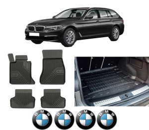 Set Covorase Presuri Auto Si Tavita Portbagaj BMW Seria 5 Touring (G31) din 2017-2022 BMW - Img 2
