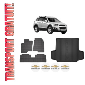 Set Covorase Presuri Auto Si Tavita Portbagaj CHEVROLET CAPTIVA (C100, C140) din 2006-2018 CHEVROLET