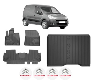 Set Covorase Presuri Auto Si Tavita Portbagaj CITROEN BERLINGO Box Body/MPV (B9) din 2008-2021 CITROEN - Img 2