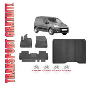 Set Covorase Presuri Auto Si Tavita Portbagaj CITROEN BERLINGO Box Body/MPV (B9) din 2008-2021 CITROEN