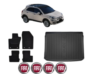 Set Covorase Presuri Auto Si Tavita Portbagaj FIAT 500X (334_) din 2014-2022 FIAT - Img 2