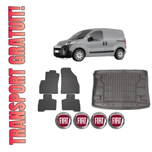 Set Covorase Presuri Auto Si Tavita Portbagaj FIAT FIORINO Box Body/MPV (225_) din 2007-2015 FIAT