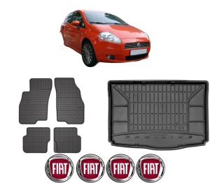 Set Covorase Presuri Auto Si Tavita Portbagaj FIAT PUNTO (199_) din 2012-2018 FIAT - Img 2