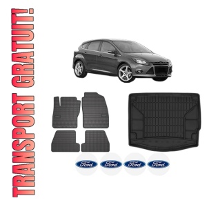 Set Covorase Presuri Auto Si Tavita Portbagaj FORD FOCUS III din 2010-2020 FORD