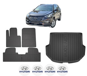 Set Covorase Presuri Auto Si Tavita Portbagaj HYUNDAI SANTA FÉ III (DM, DMA) din 2012-2018 HYUNDAI - Img 2