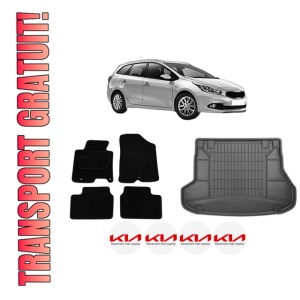 Set Covorase Presuri Auto Si Tavita Portbagaj KIA CEE'D Sportswagon (JD) din 2012-2018 KIA